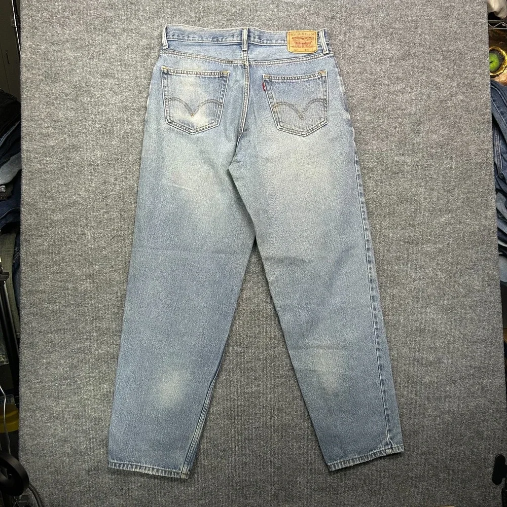 Levi's 560 Comfort Fit Jeans Men Blue Denim Zip Fly Straight Leg Classic - 34X32